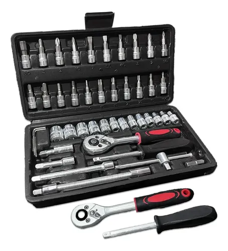 [FER_0015] Caja de Llaves de Trinquete con Dados (24 pzs)